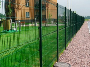 3D заборы 300 метров фото с установкой